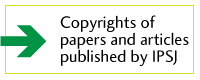 Copyrights of papers and articles published by IPSJ