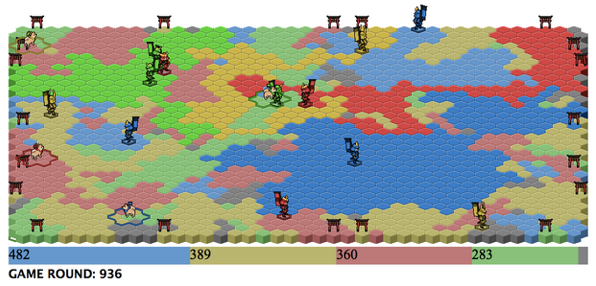 Rokkaku Conquest Game Field