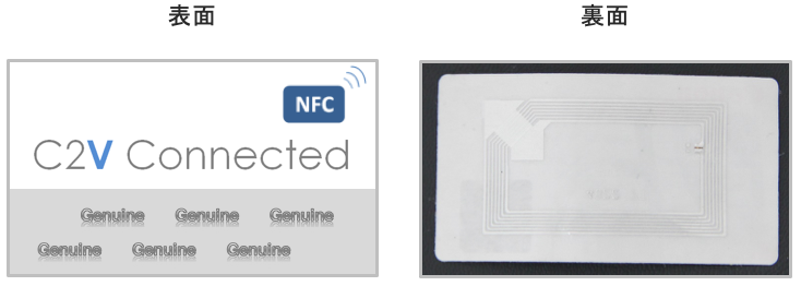 RFIDを利用したラベルのイメージ