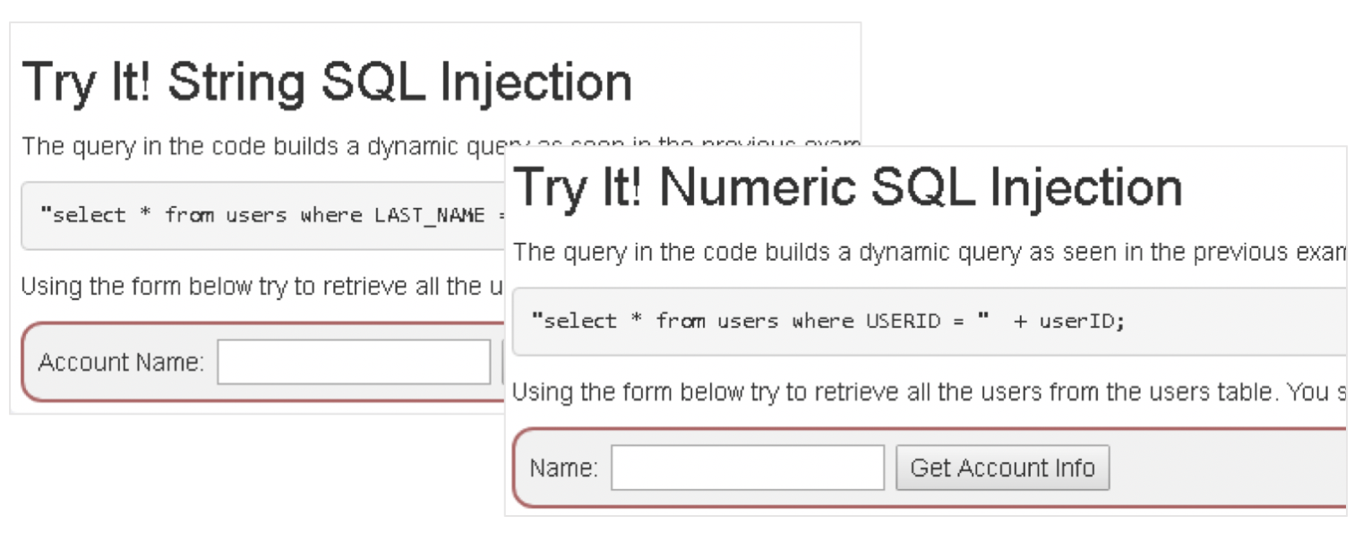 SQL Injectionの演習例