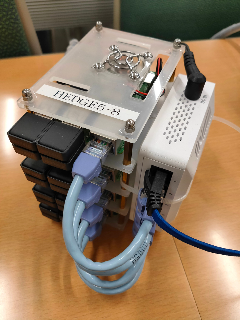 実装した計測ノード　Measurement node.