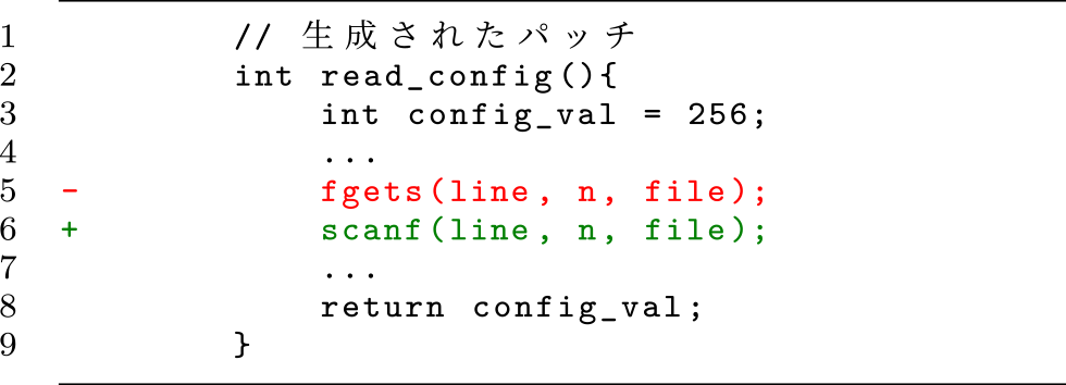 Commit 1 生成されたパッチ