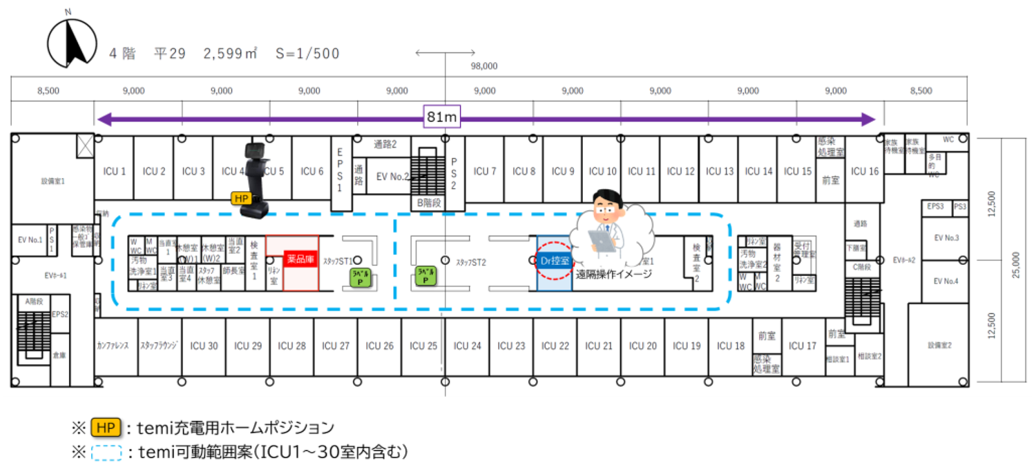 SICU平面図