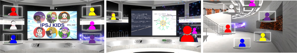 登壇者の顔映像の配置パターン