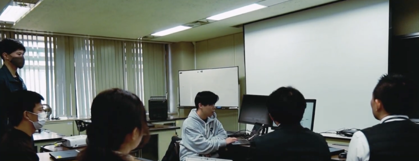 実証実験の様子　Overview of the demonstration experiment.
