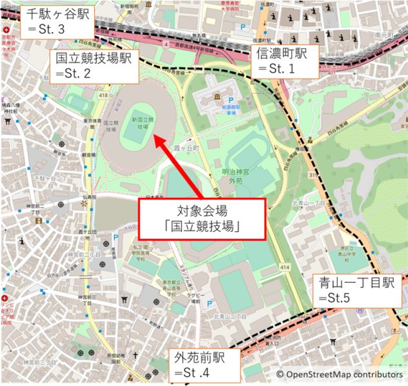 評価対象エリア　Area Subject to Verification.