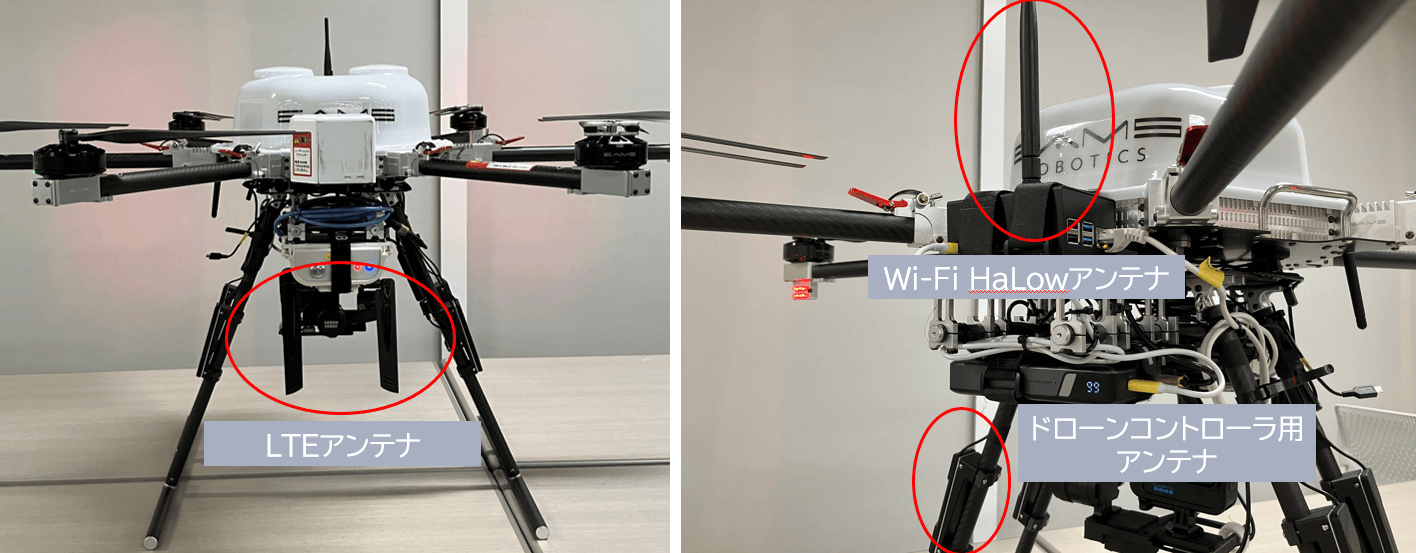 図11　通信が3重化されたドローン