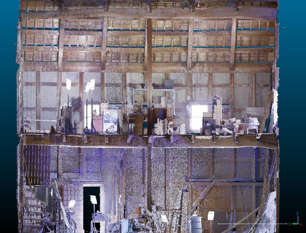 図2　TLSによる取得点群