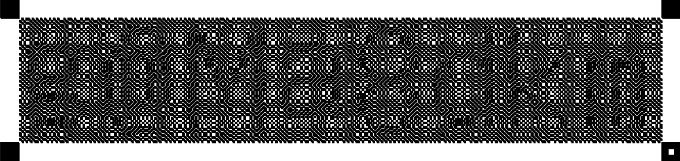 16×16，16分割，黒（ずらしあり）　16×16, 16-block, black (with misalignment).