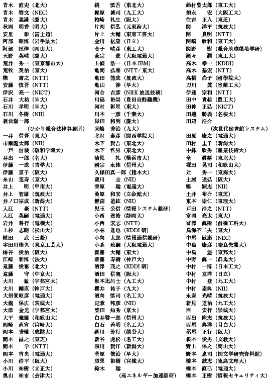 論文査読者一覧1