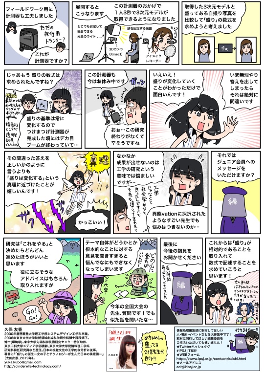 その1「女の子の「盛り」を研究する久保友香先生に会ってみた」（Vol.60 No.9）